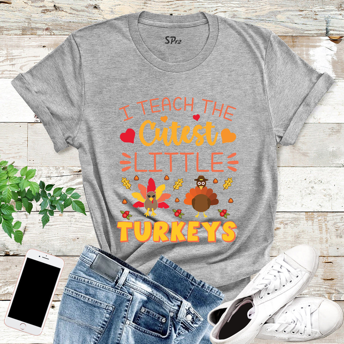 I Teach the Cutest Little Turkeys T Shirt