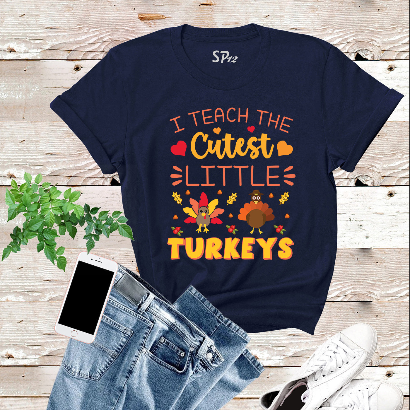 I Teach the Cutest Little Turkeys T Shirt