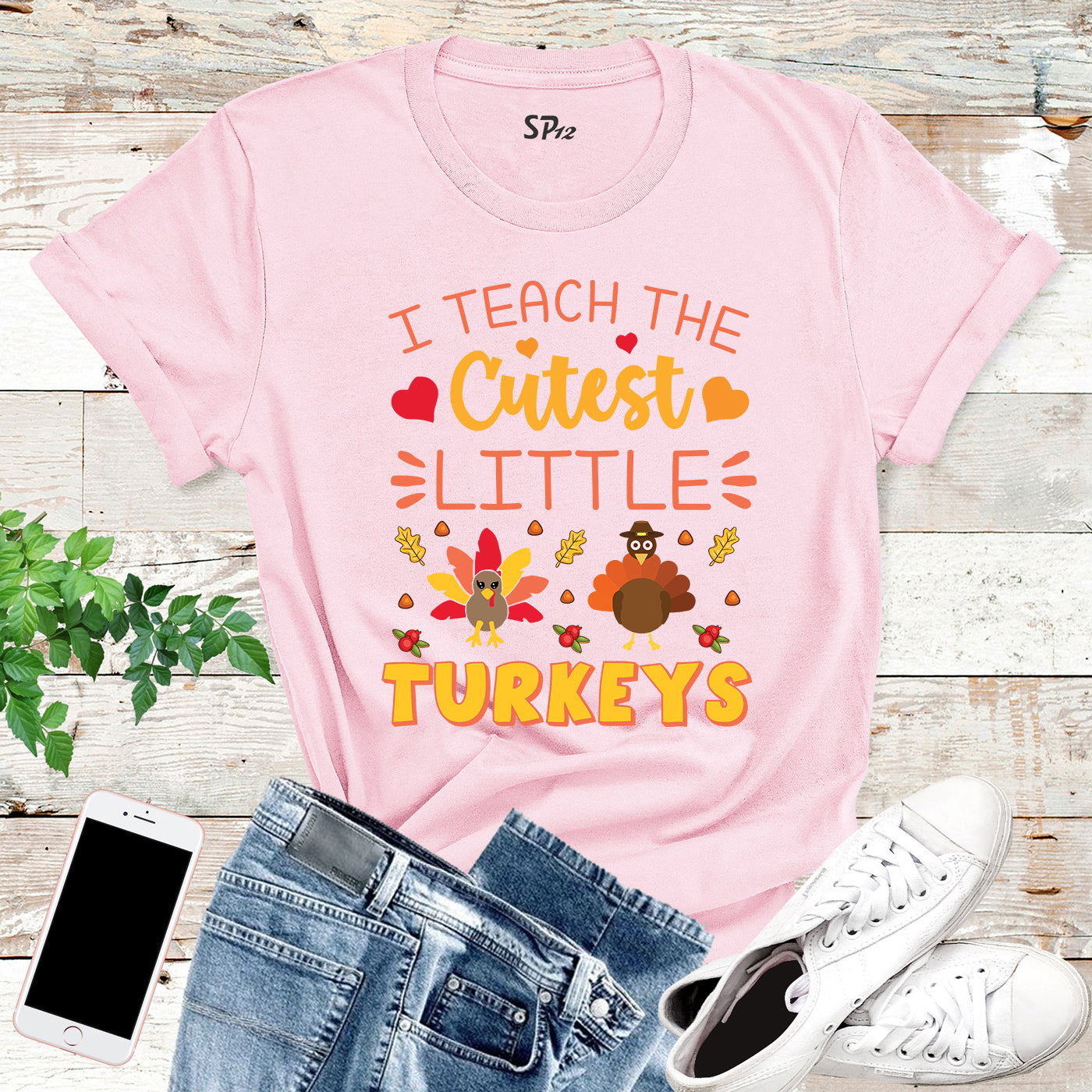 I Teach the Cutest Little Turkeys T Shirt