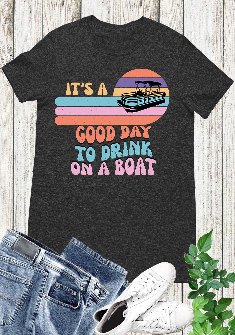 Funny Cruise Shirts For Groups It's A Good Day to Drink on A Boat