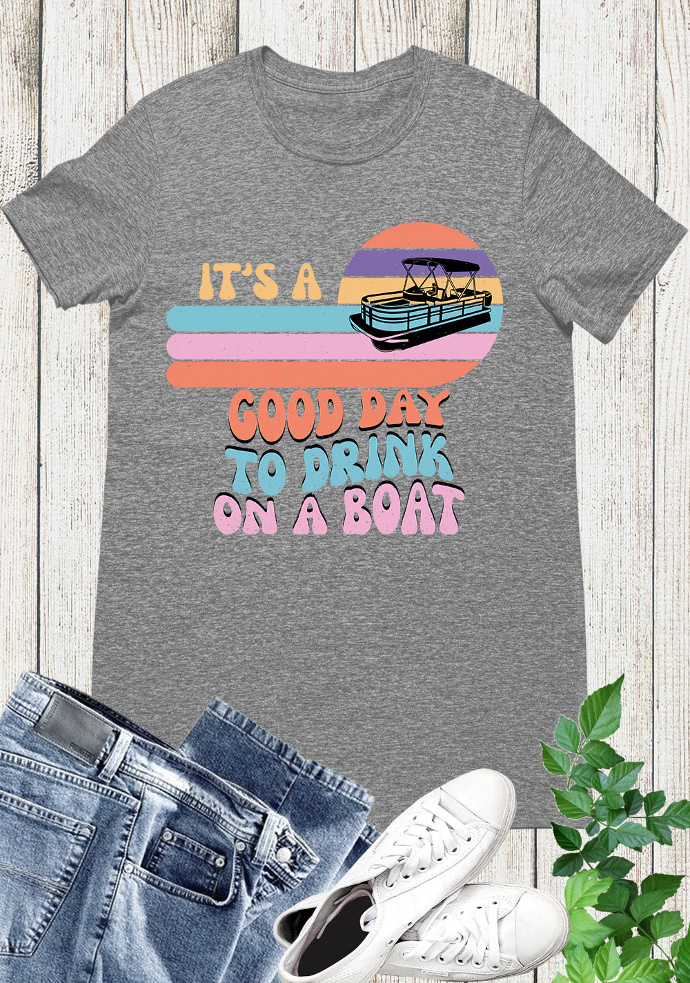 Funny Cruise Shirts For Groups It's A Good Day to Drink on A Boat