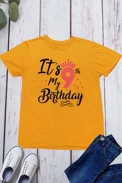 Happy 9 Birthday Shirt