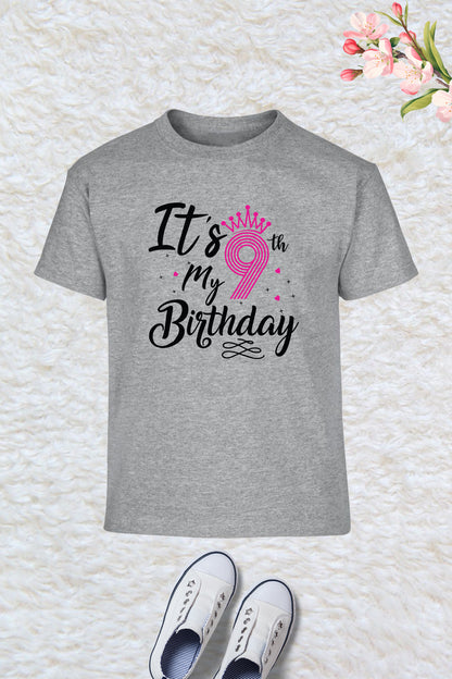 Happy 9 Birthday Shirt