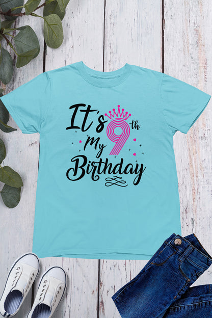 Happy 9 Birthday Shirt