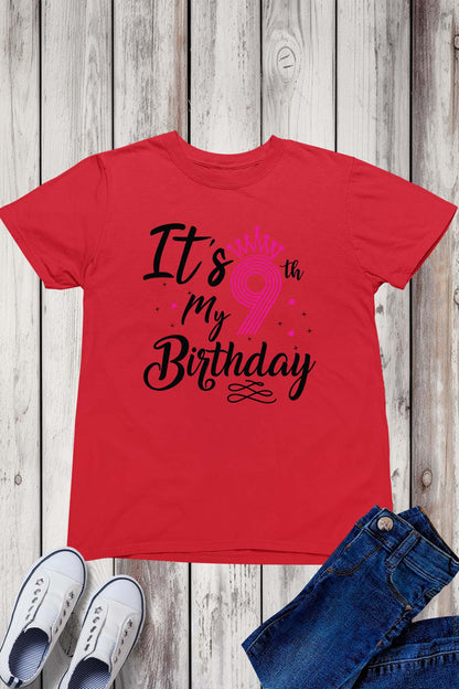 Happy 9 Birthday Shirt