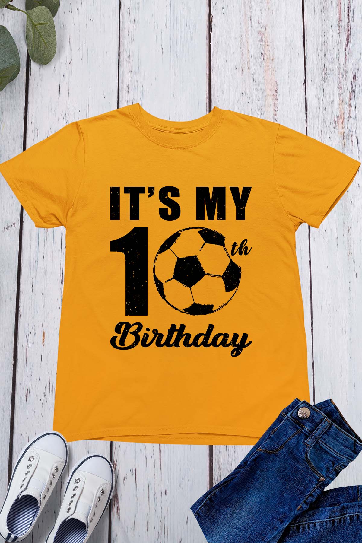 In My 10th Birthday Footballer Shirts