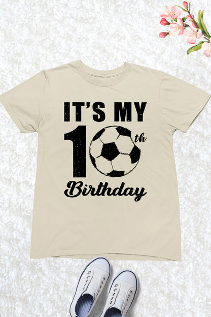 In My 10th Birthday Footballer Shirts