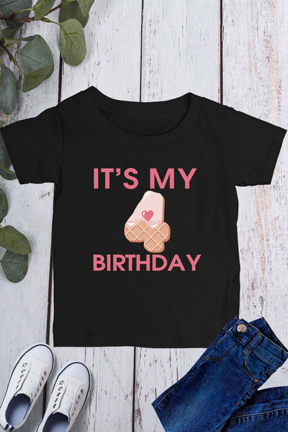 It's My 4th Birthday Shirt