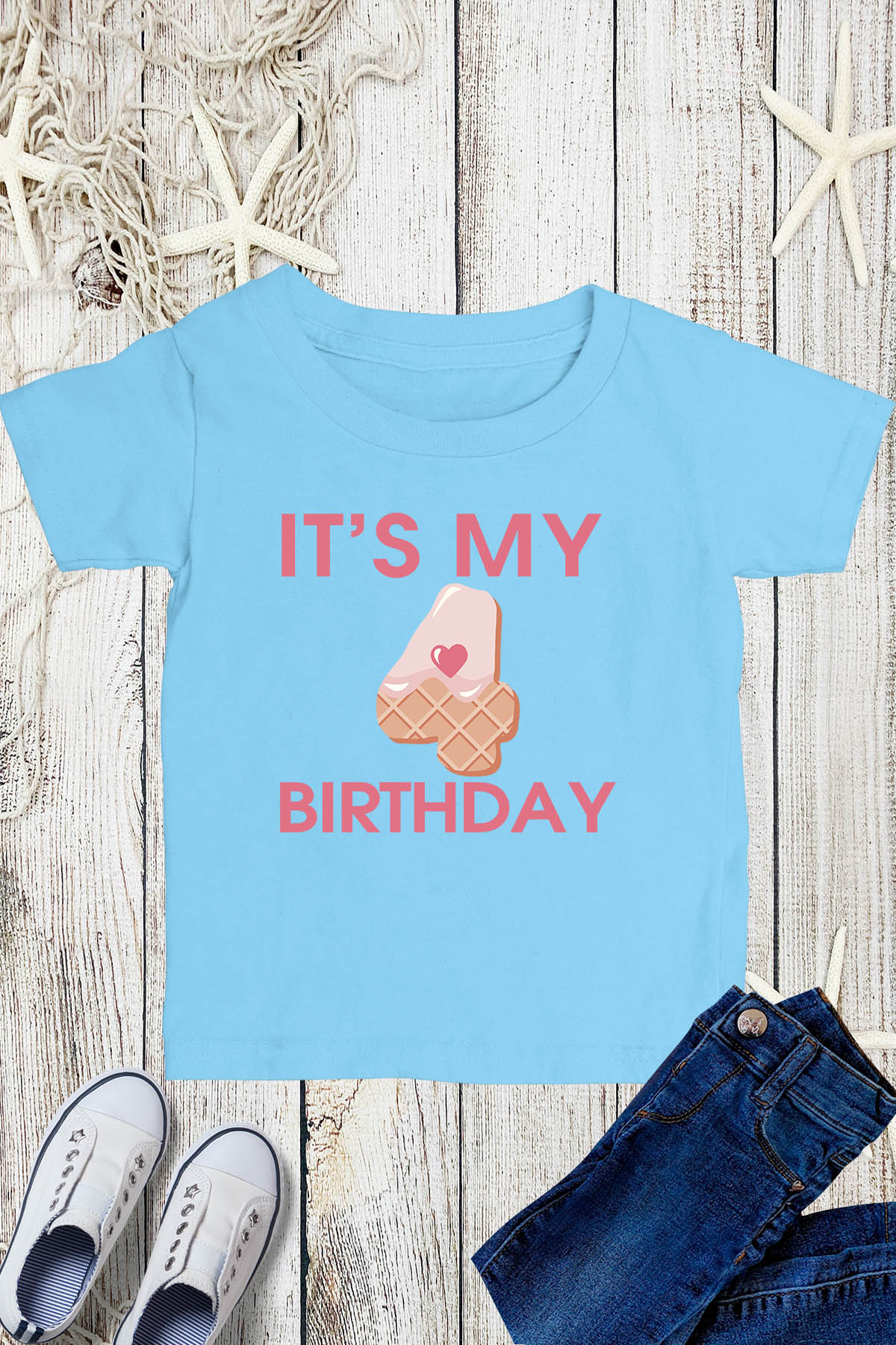 It's My 4th Birthday Shirt