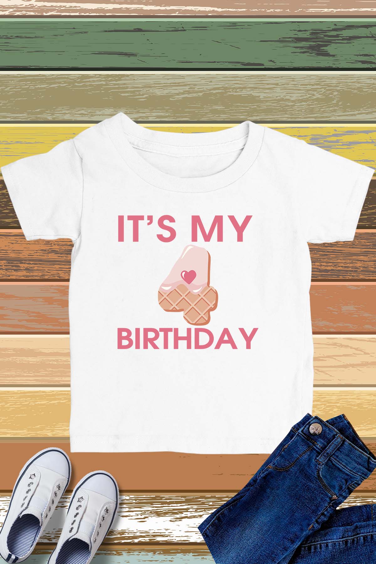 It's My 4th Birthday Shirt