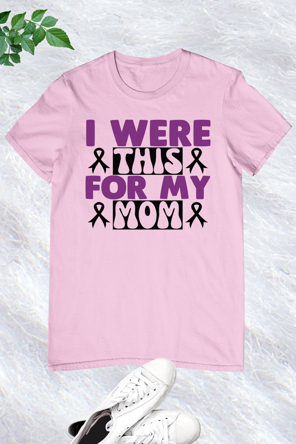 I Wear This For My Mom Alzheimer Awareness T Shirt