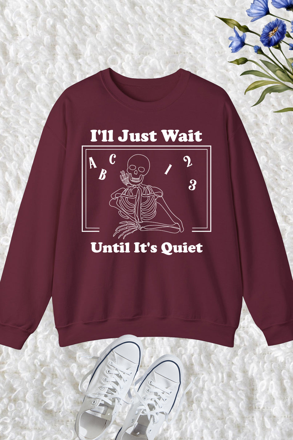 Skeleton Classroom Teacher Sweatshirt