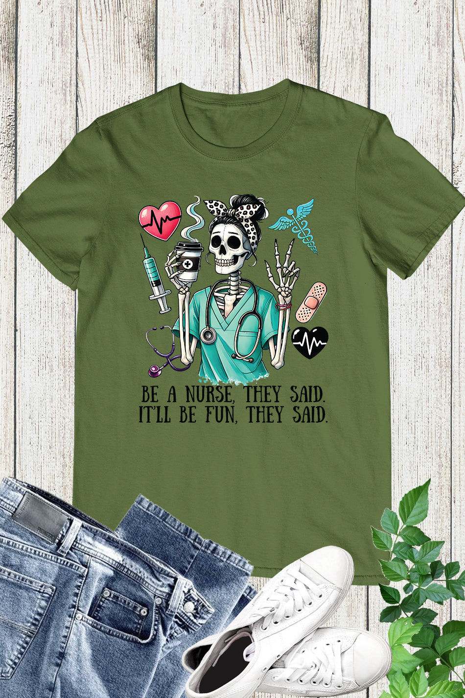 Be a Nurse They Said Halloween Shirt