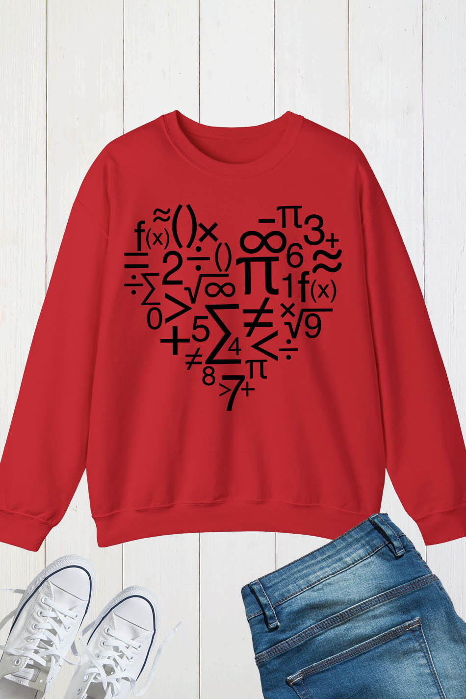 Math teacher HearSweatshirt