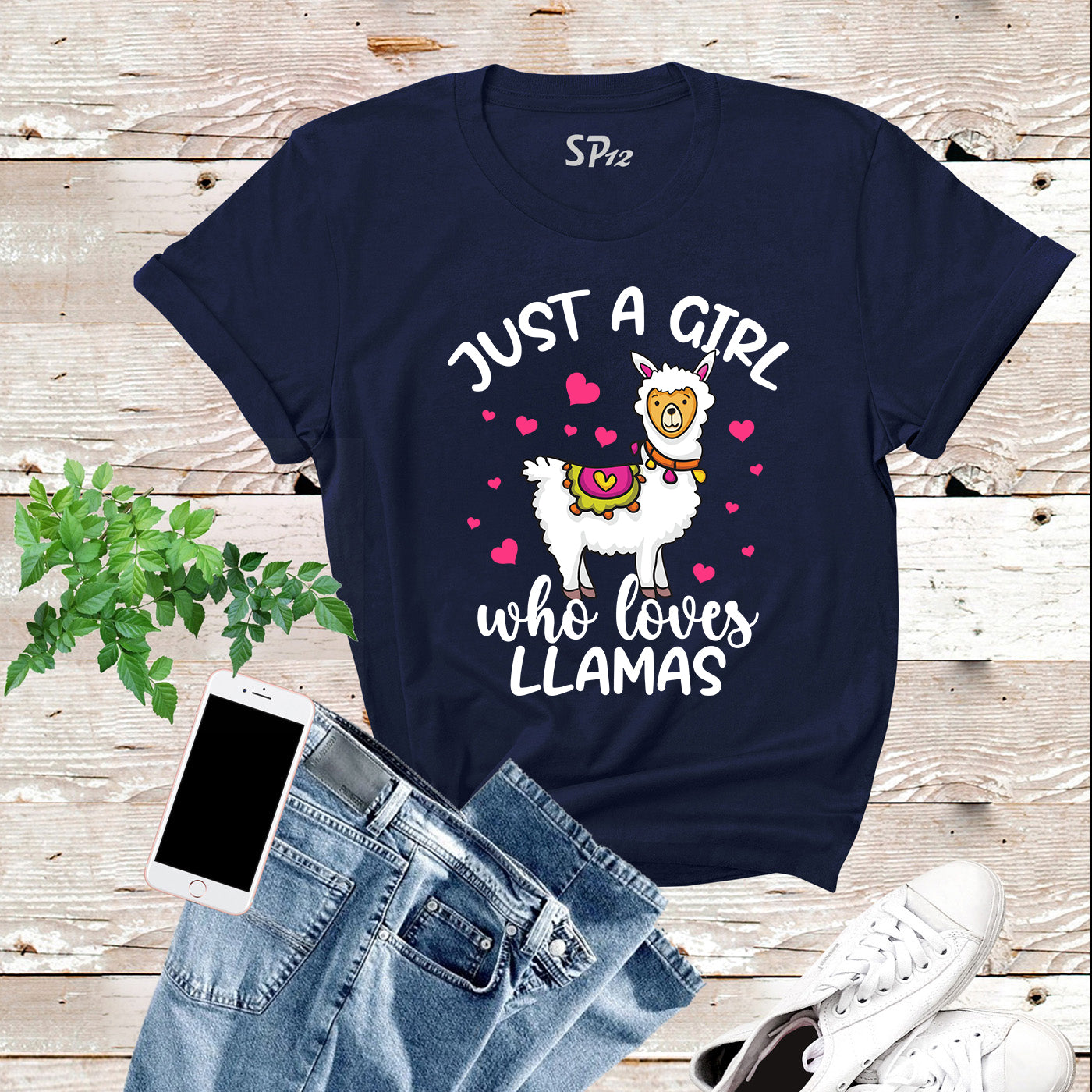 Just a Girl Who Loves LLama T Shirt