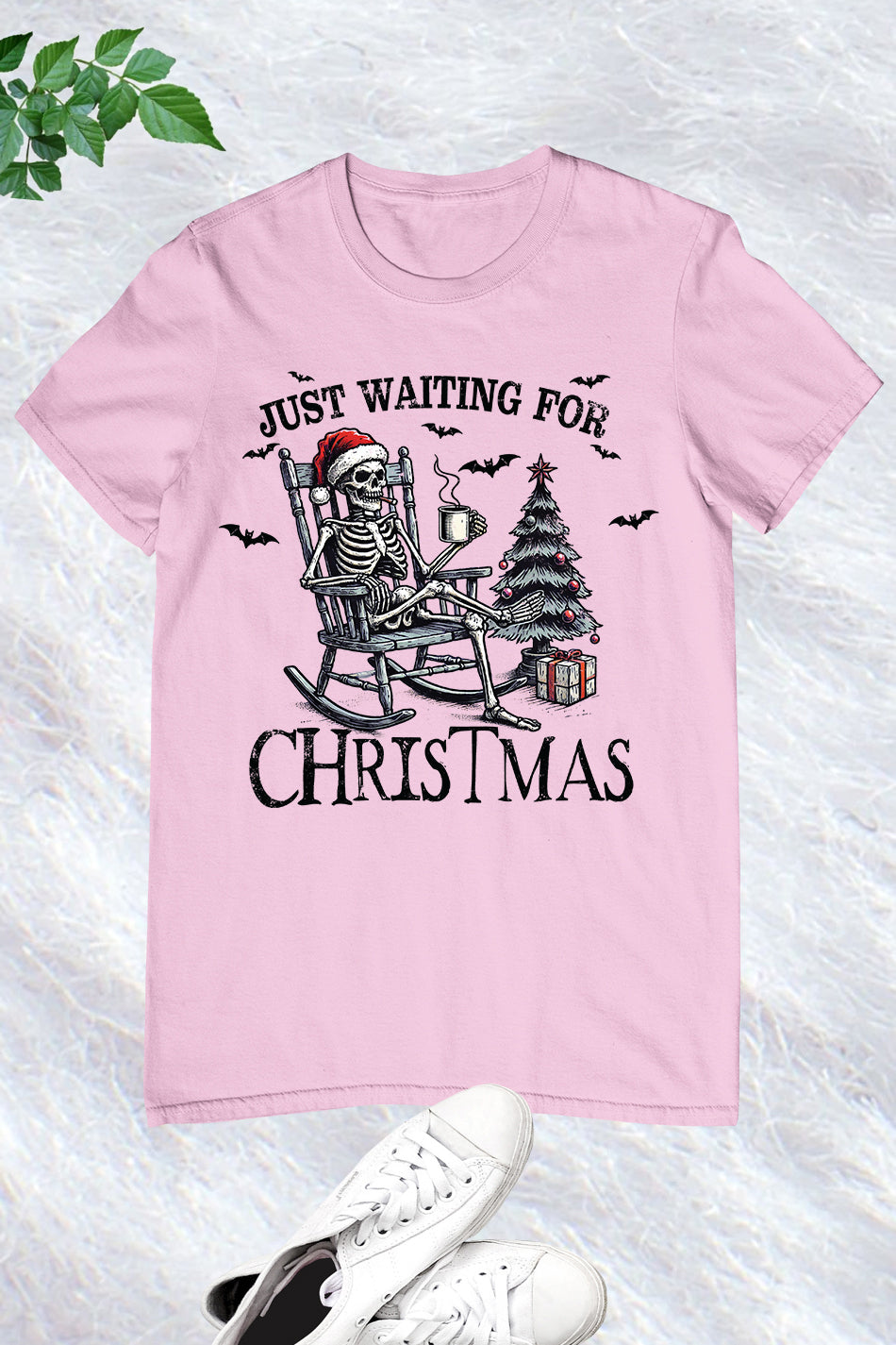 Halloween Skeleton Waiting for Christmas Shirt