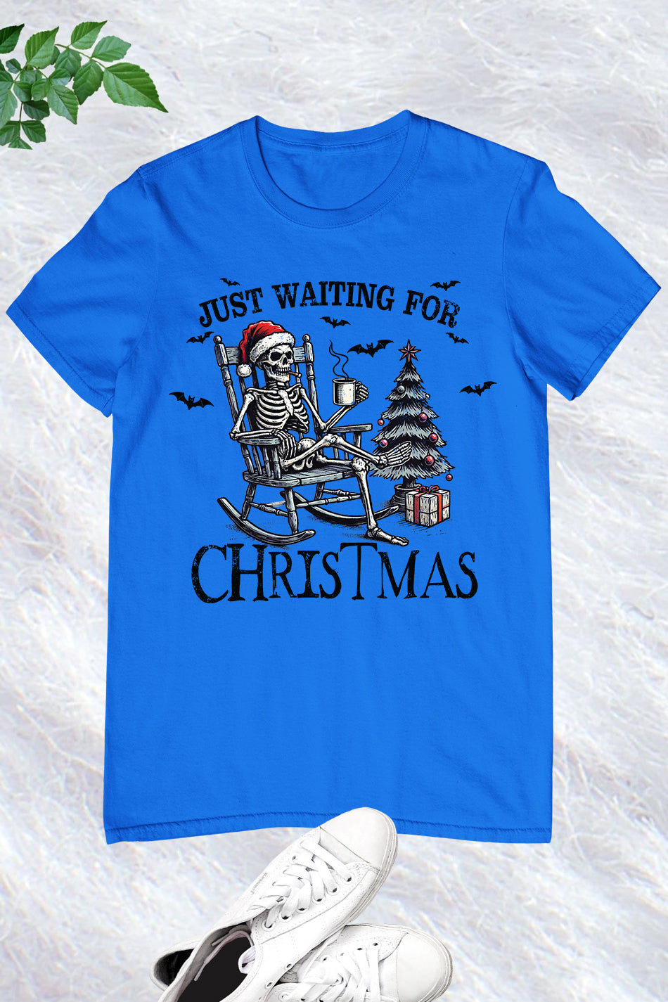 Halloween Skeleton Waiting for Christmas Shirt