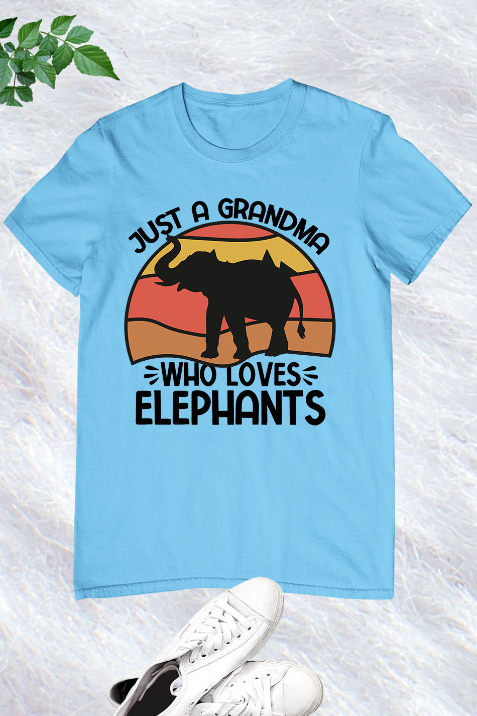 Just a Grandma Who Loves Elephants Shirt