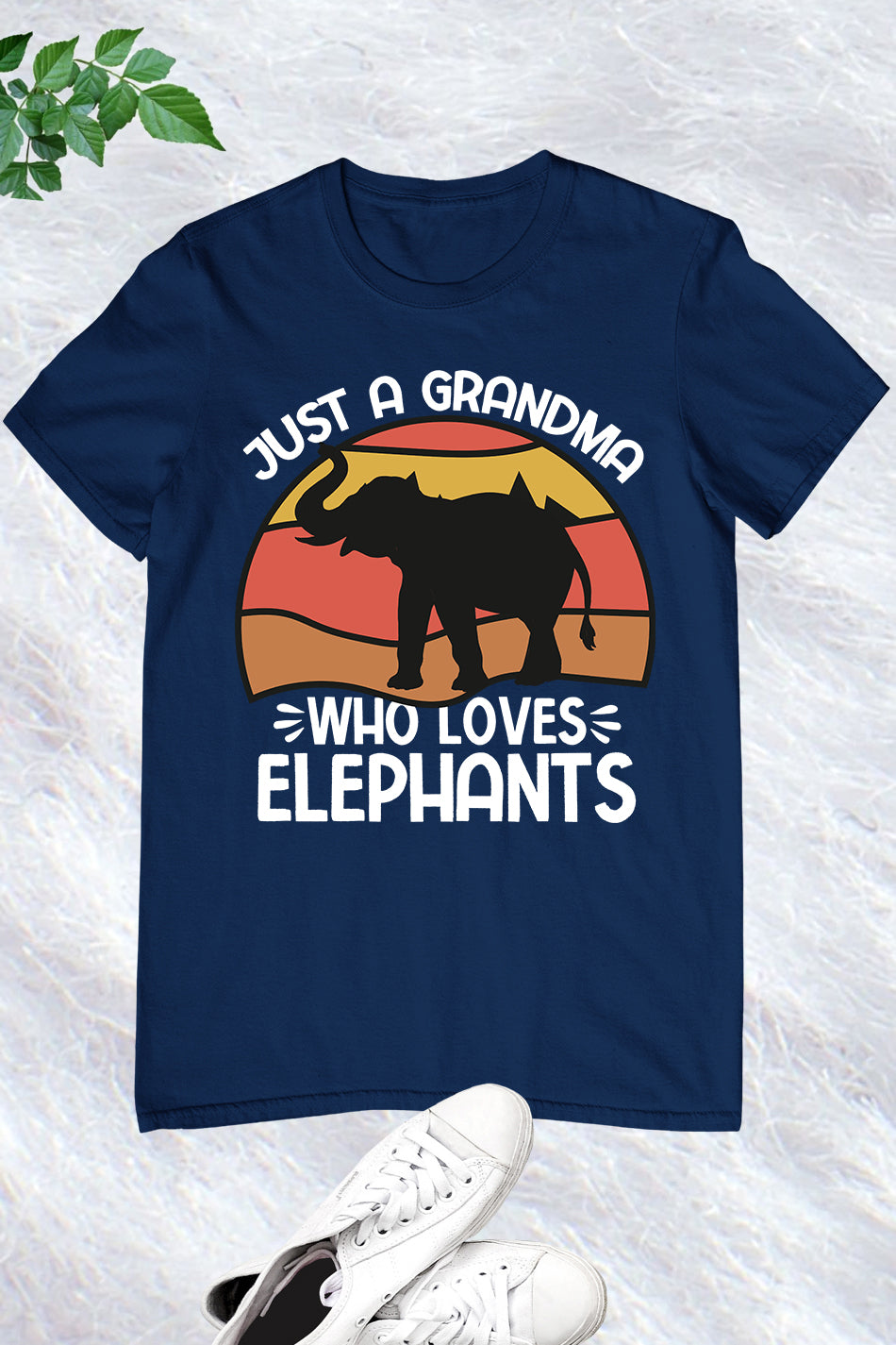 Just a Grandma Who Loves Elephants Shirt