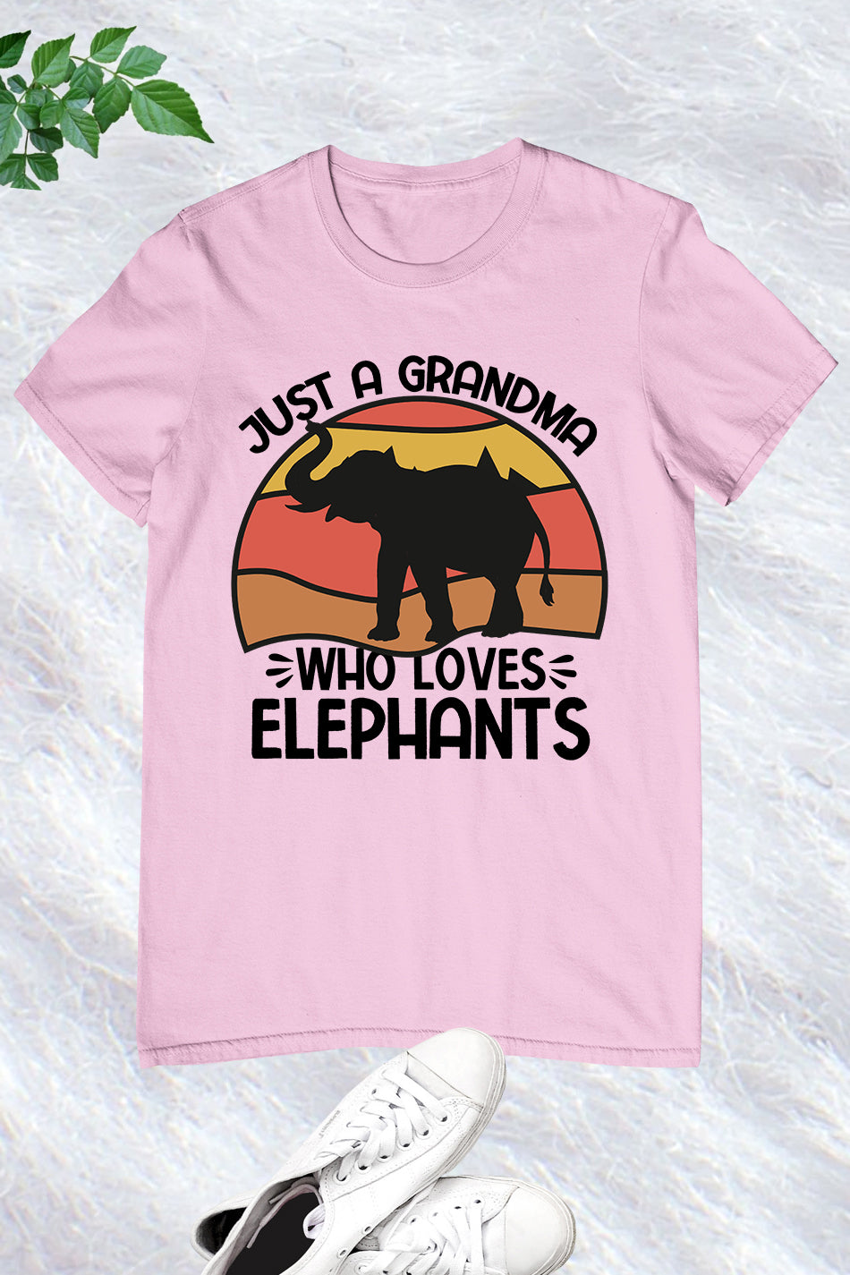 Just a Grandma Who Loves Elephants Shirt