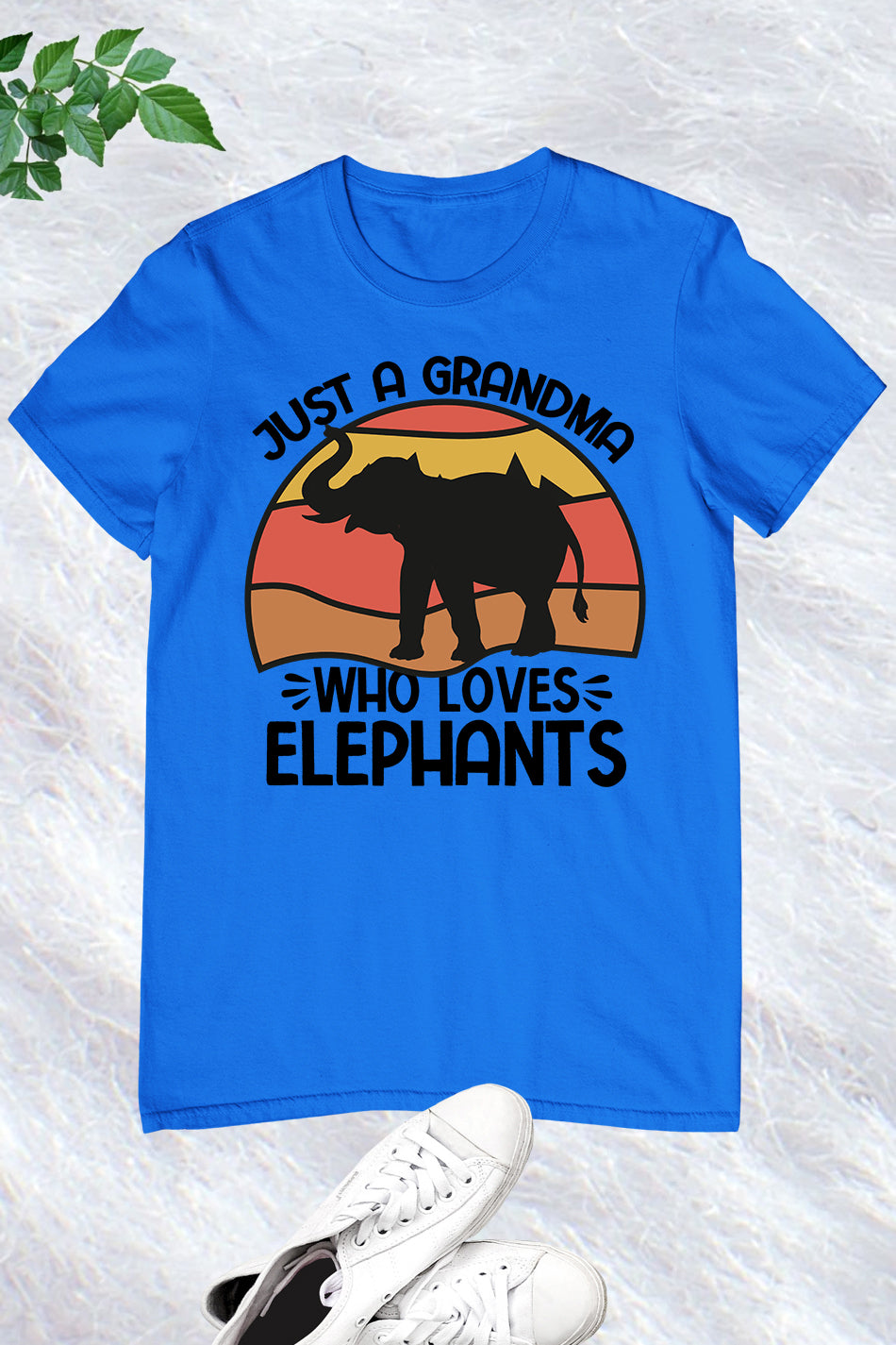 Just a Grandma Who Loves Elephants Shirt