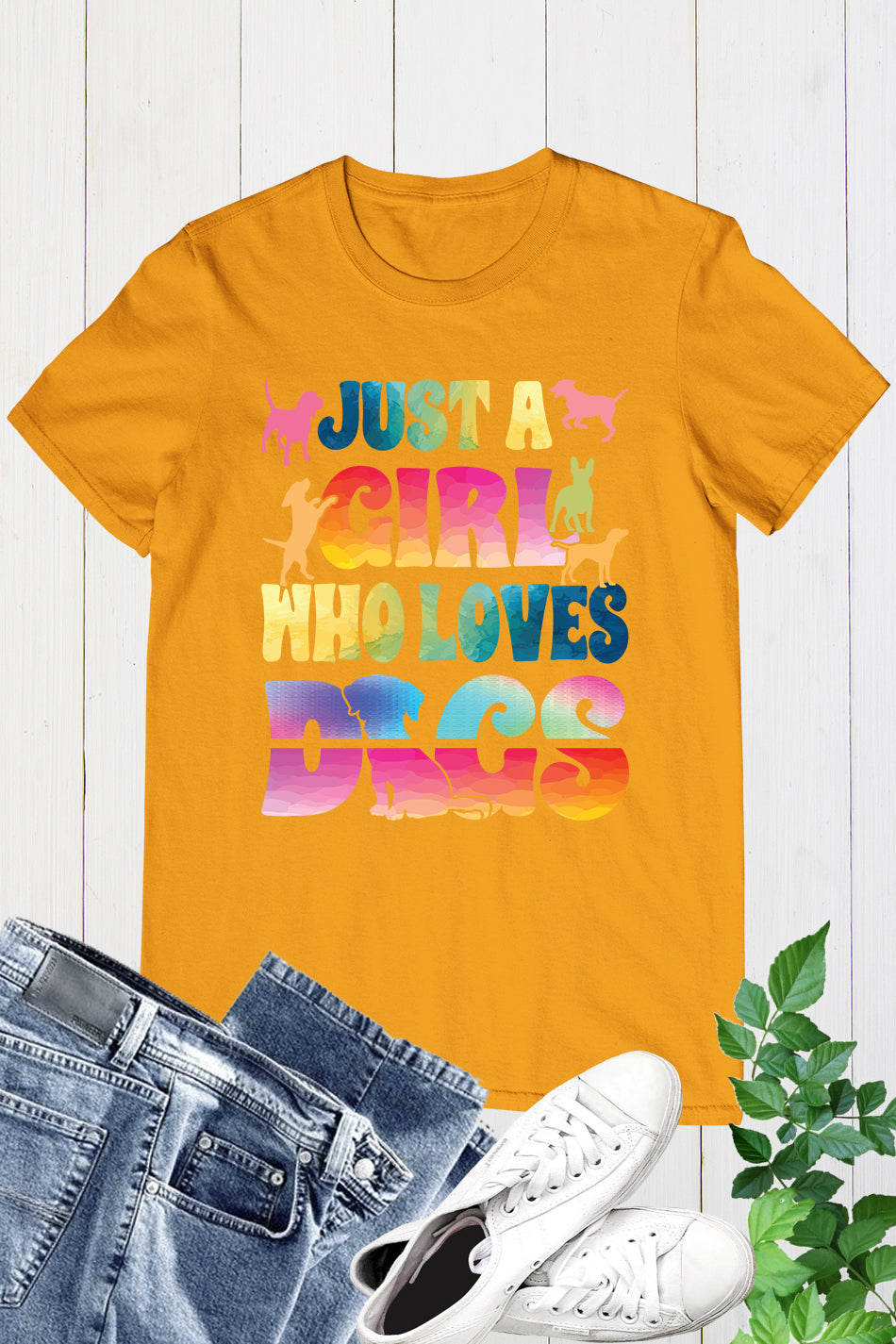 Just a Girl Who Loves Dogs Shirt