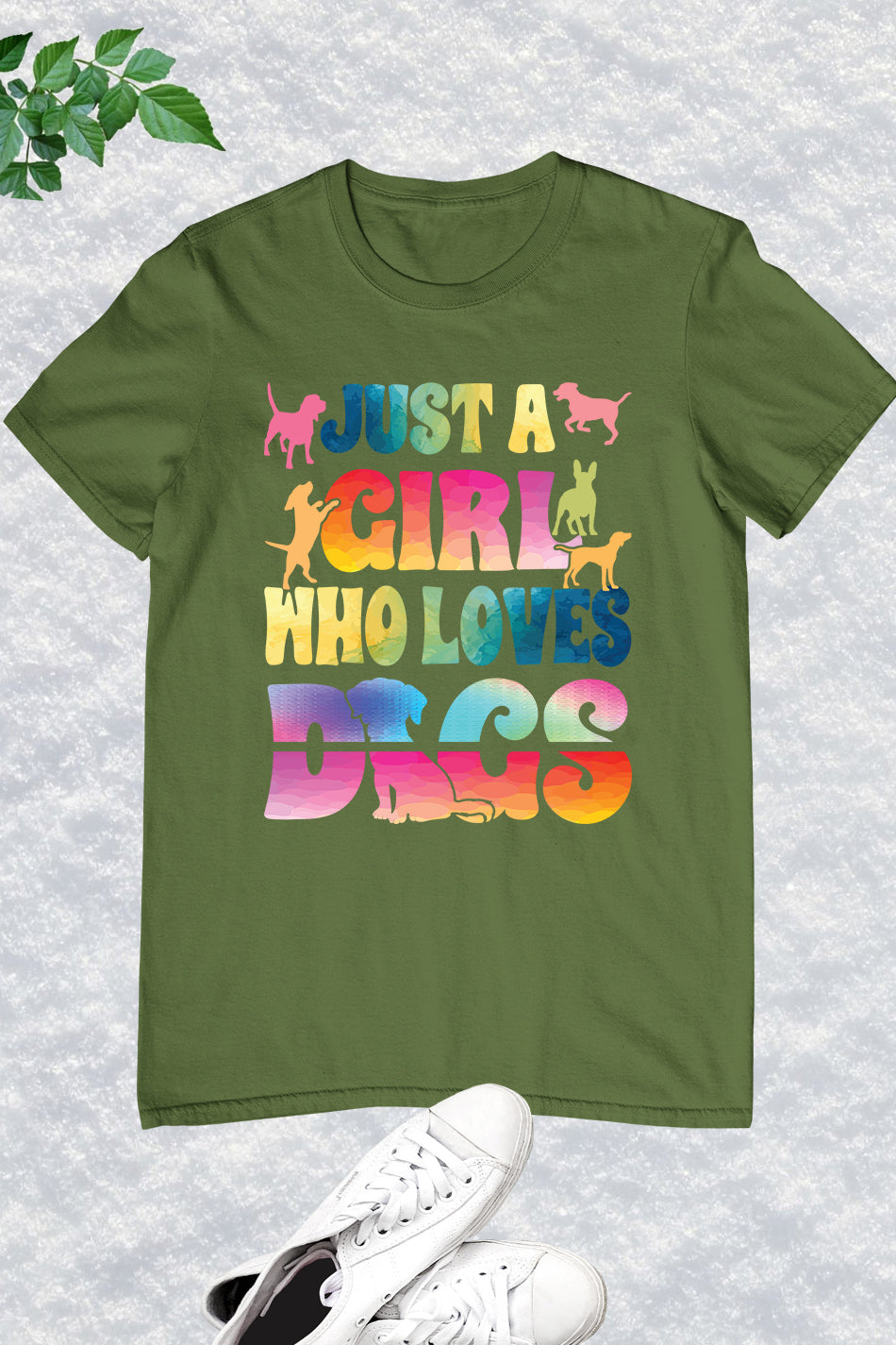 Just a Girl Who Loves Dogs Shirt