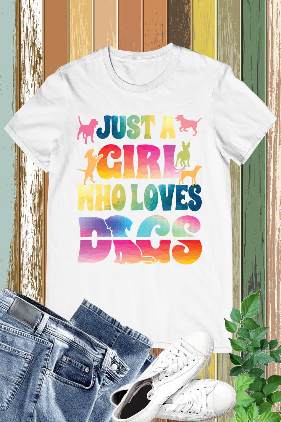 Just a Girl Who Loves Dogs Shirt