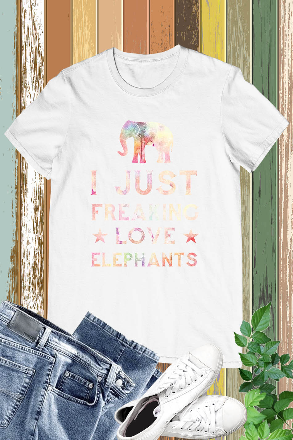 I Just Love Freaking Elephant T Shirt