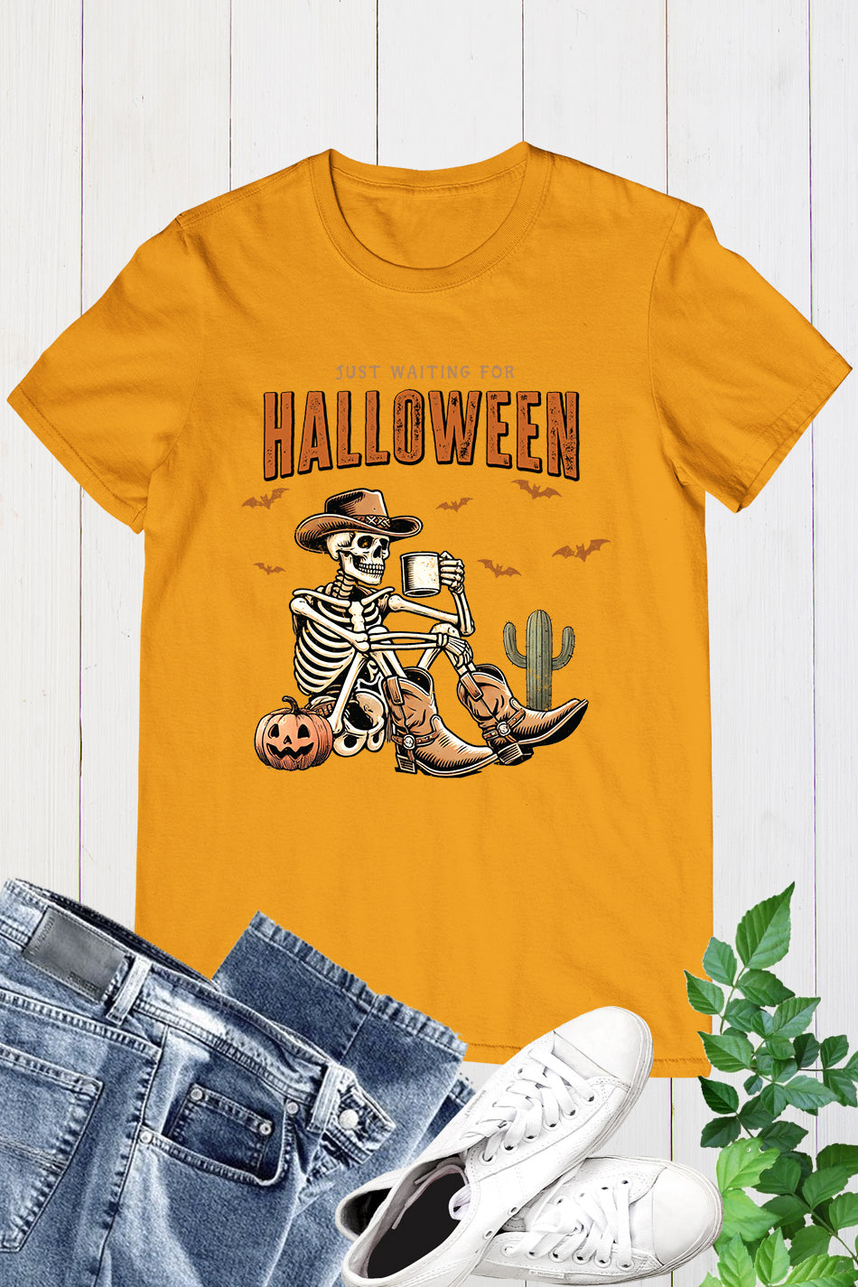 Waiting for Halloween Cowboy Shirt