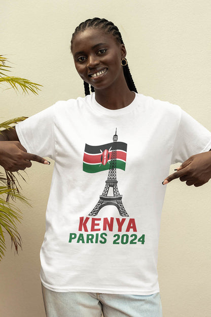 Kenya Olympics Supporter Paris 2024 T Shirt