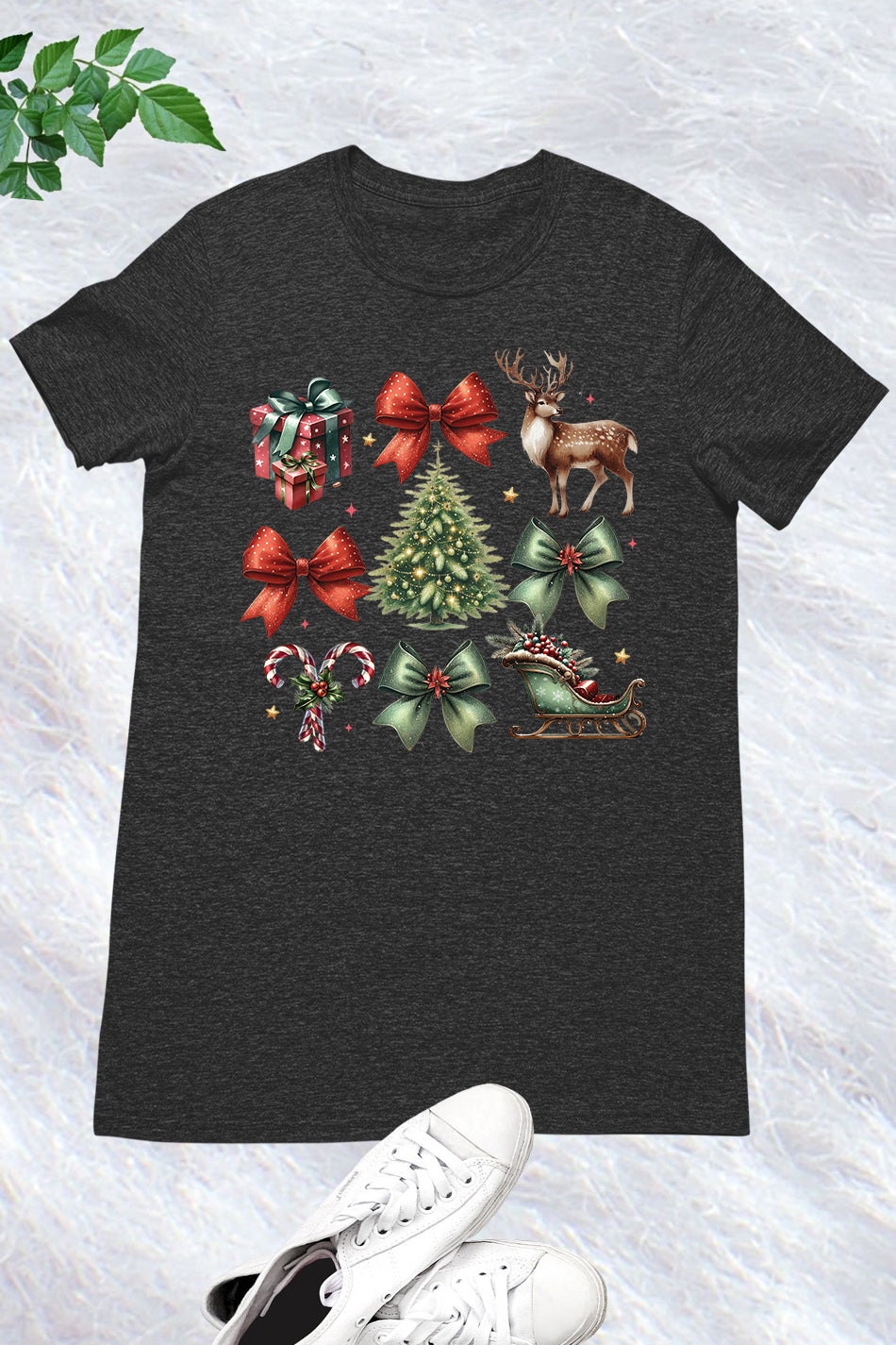 Christmas Coquette Bow Shirt