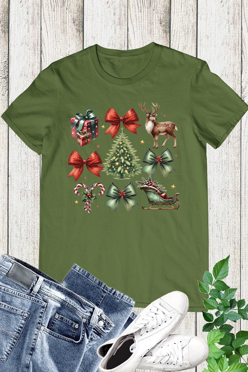 Christmas Coquette Bow Shirt