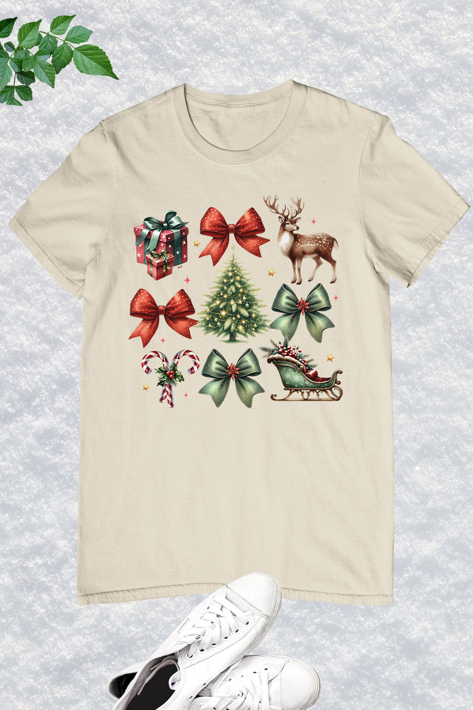 Christmas Coquette Bow Shirt