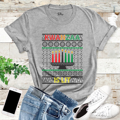 Kwanzaa is Lit T Shirt