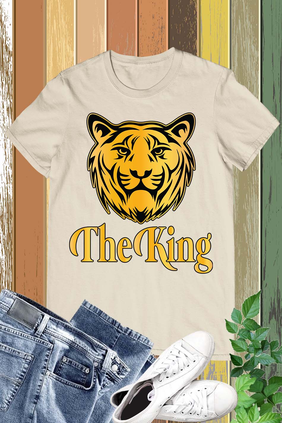 The King is Lion T shirt