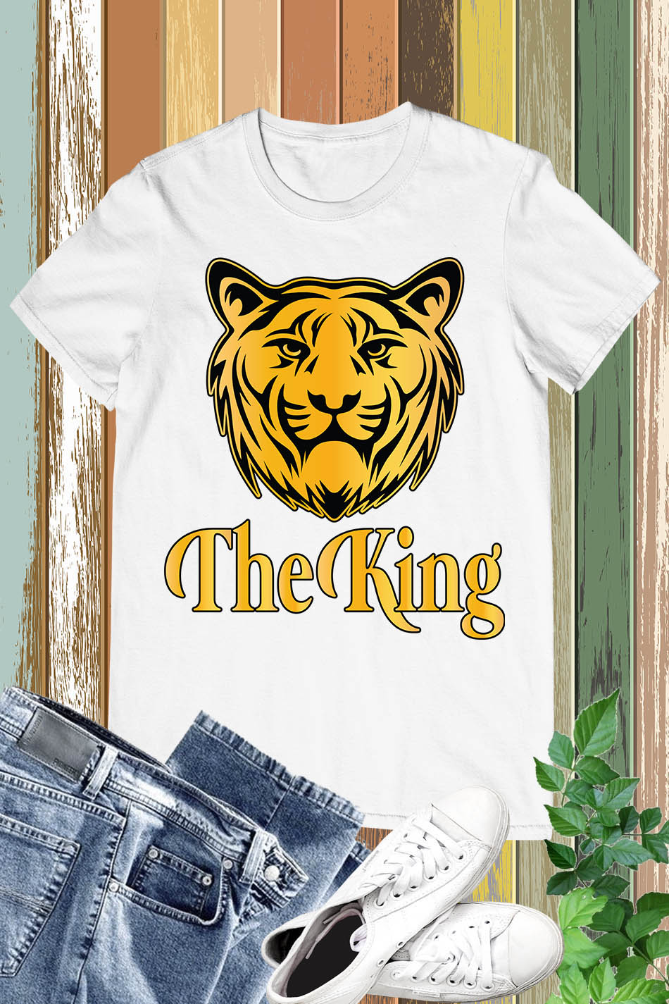 The King is Lion T shirt