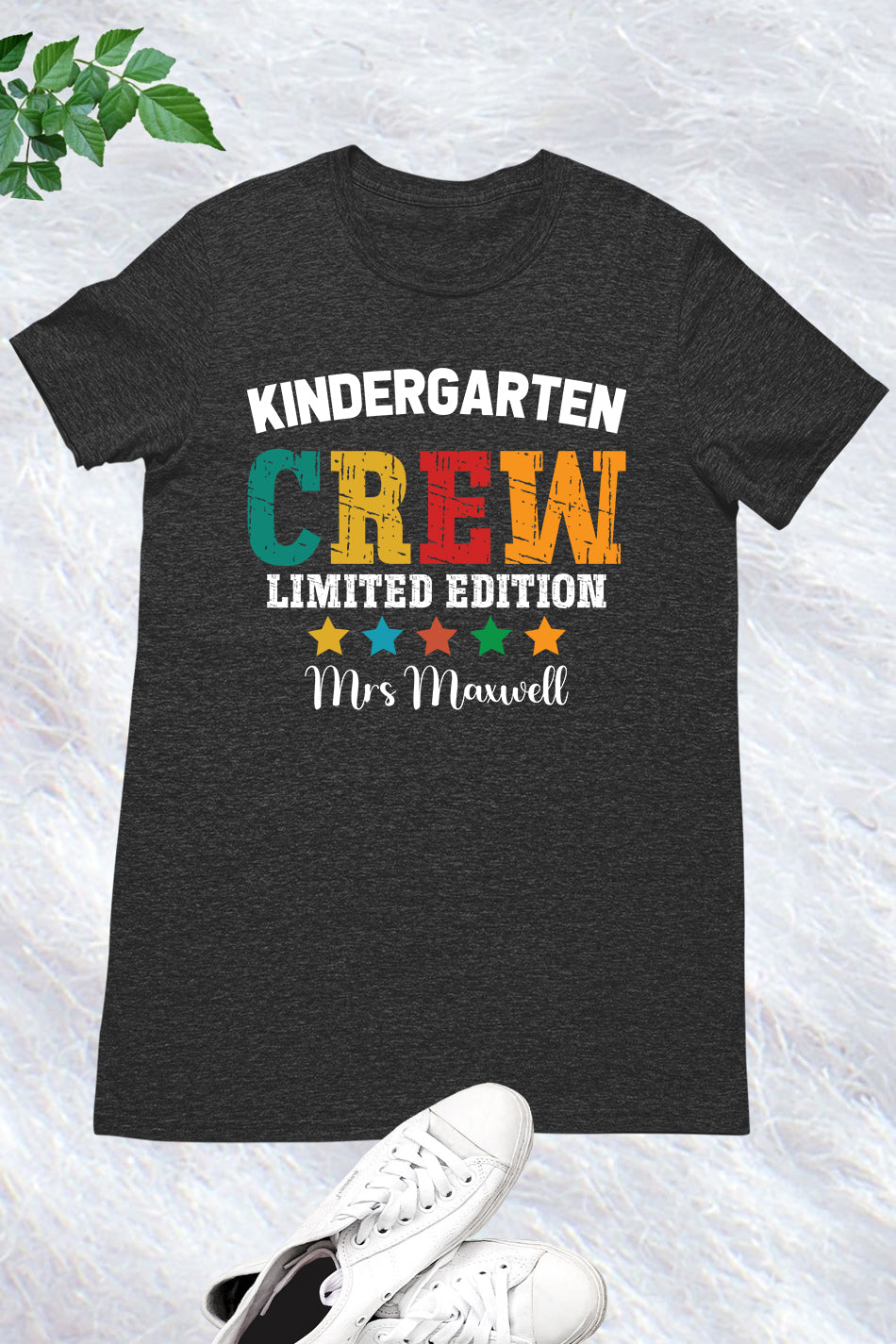 Kindergarten Crew Limited Edition Personalised  Teacher Shirt