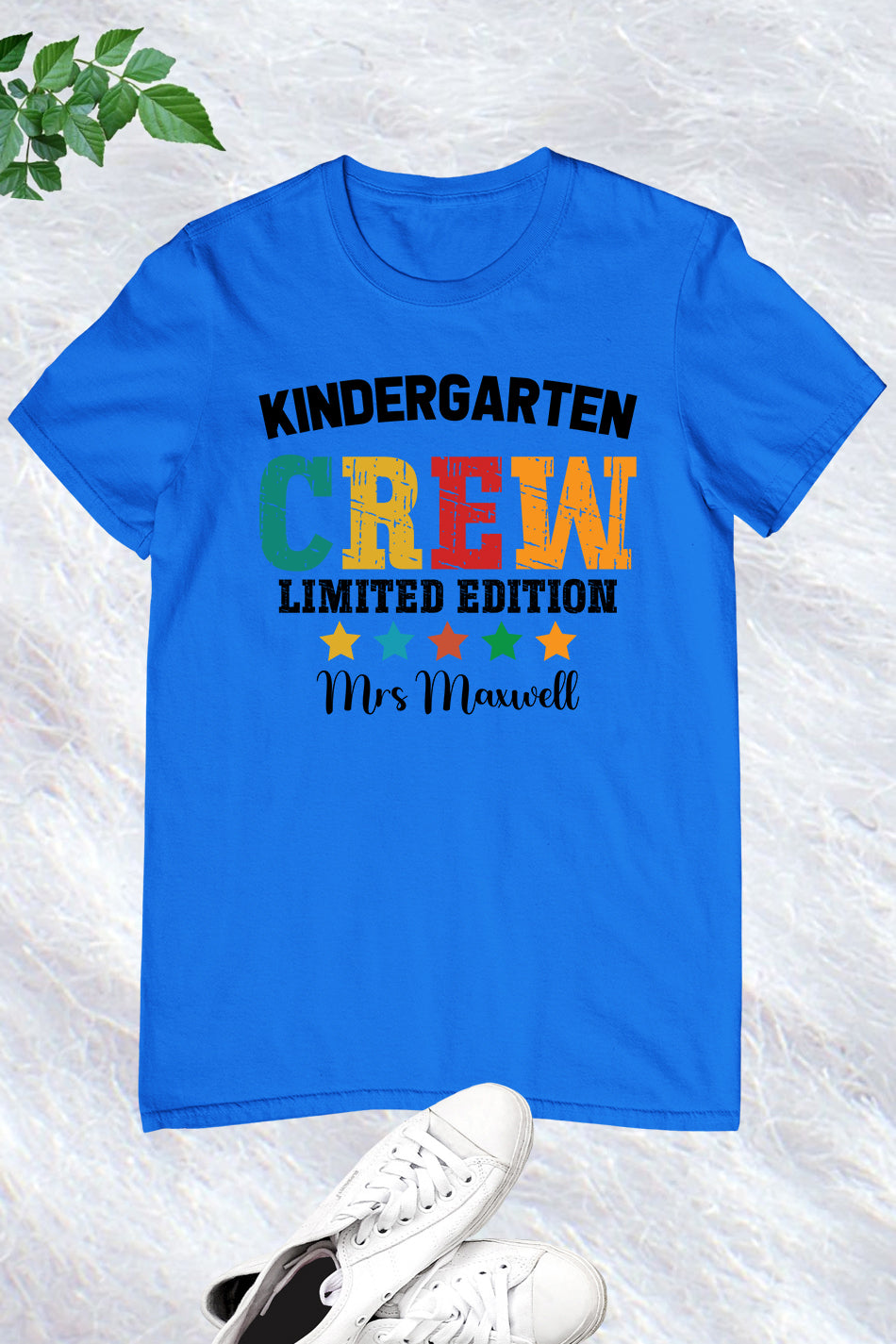 Kindergarten Crew Limited Edition Personalised  Teacher Shirt