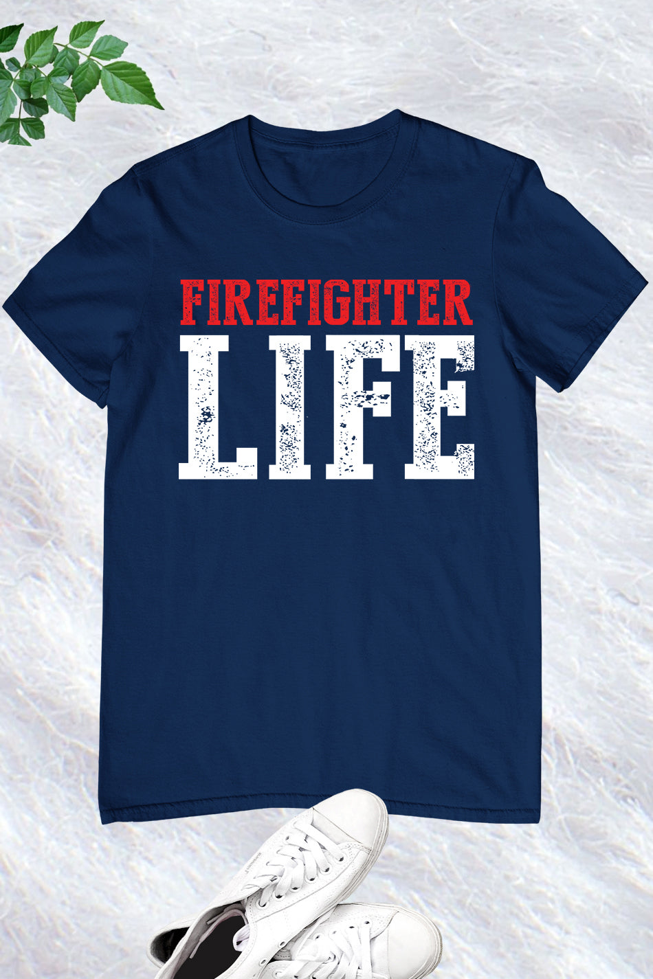 Firefighter Life Shirt Fire Man Tee