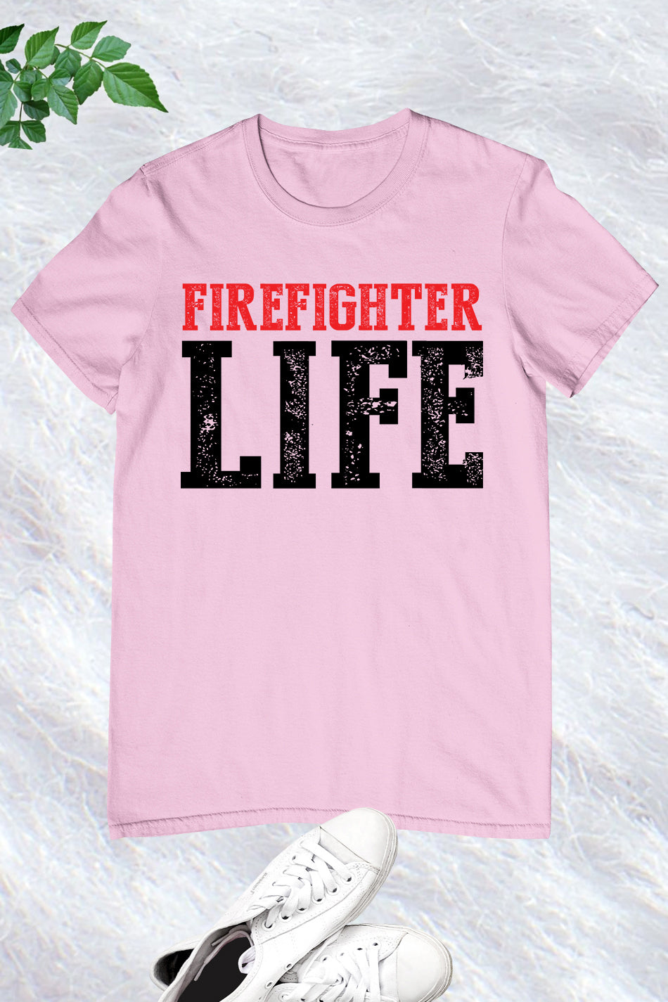 Firefighter Life Shirt Fire Man Tee