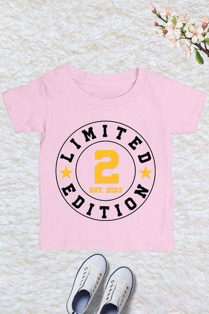 Limited 2nd Edition Kids Birthday Shirt