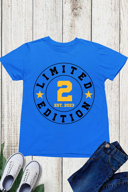 Limited 2nd Edition Kids Birthday Shirt