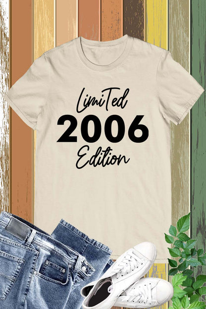 Limited 2006 Edition Trendy 18th Birthday Shirt