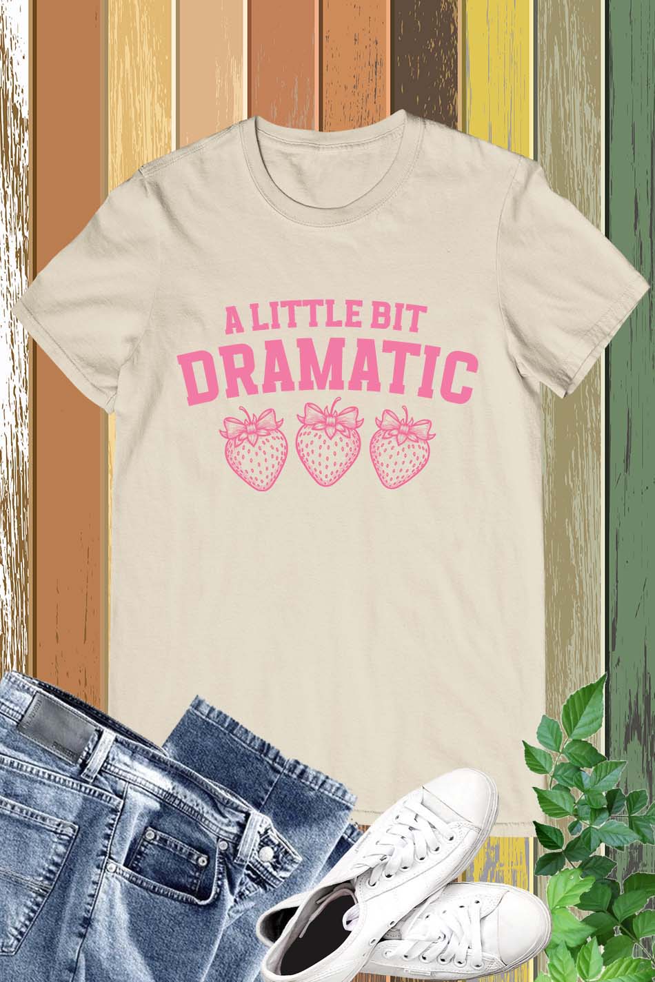 A Little Bit Dramatic Coquette Strawberry shirt