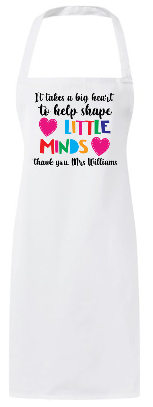 Personalized Printable Teacher Appreciation Gift Custom Text Thank You Apron