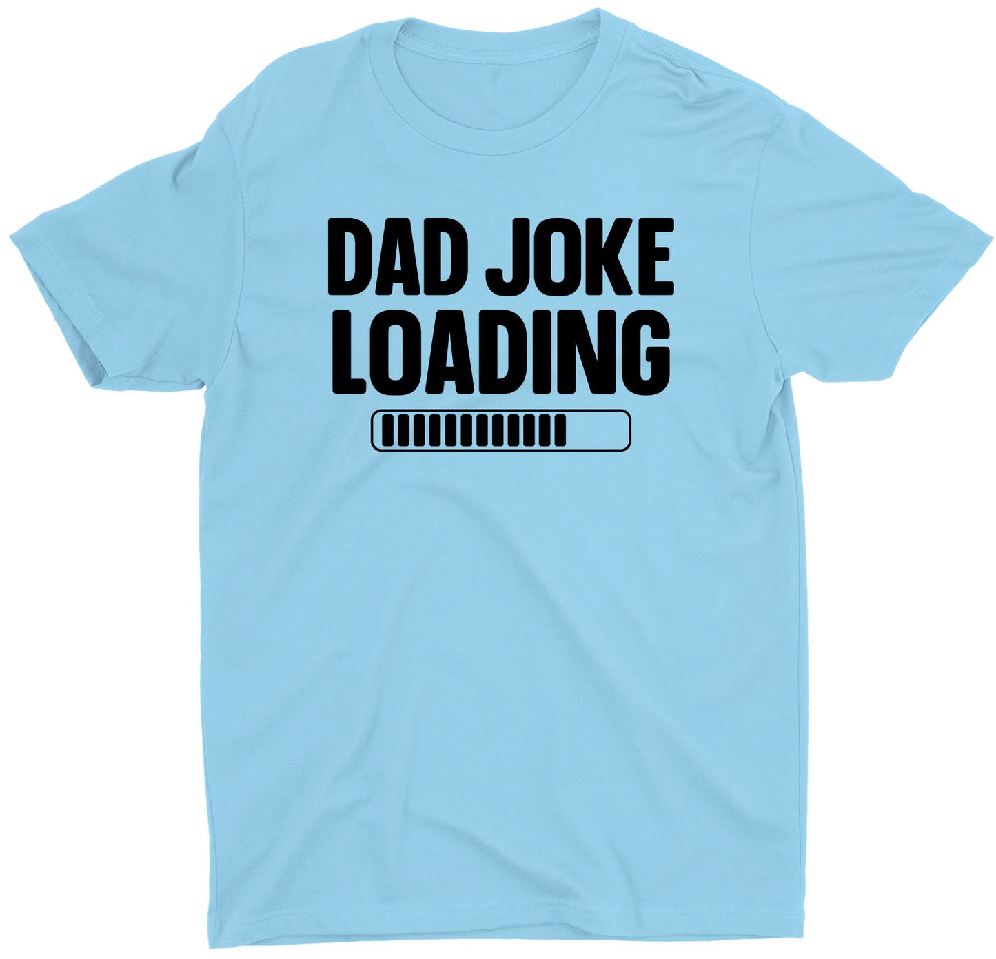 Dad Joke Loading Birthday Papa Custom Short Sleeve Fathers Day T-Shirt