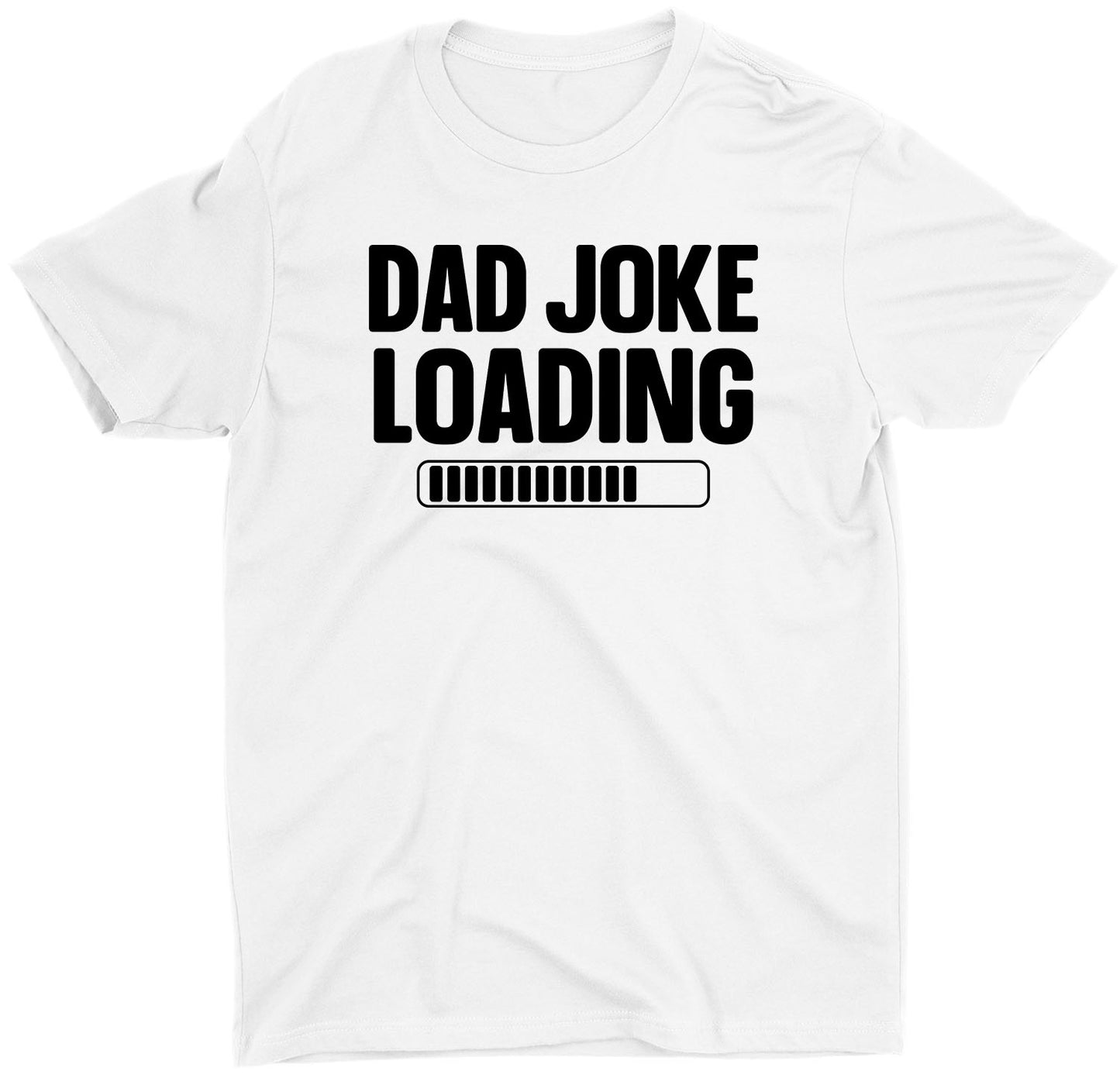 Dad Joke Loading Birthday Papa Custom Short Sleeve Fathers Day T-Shirt