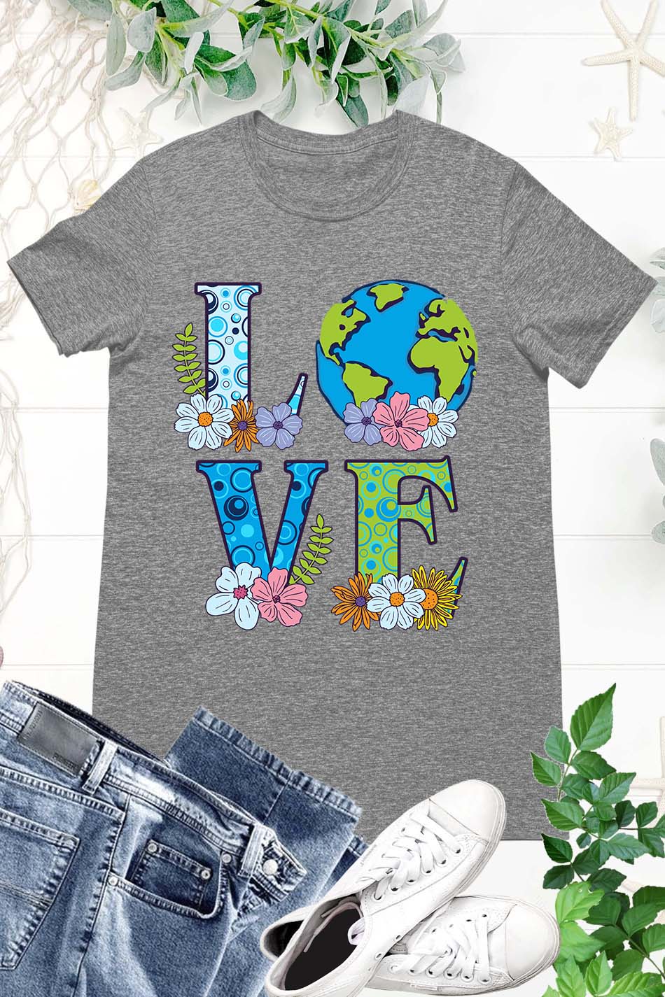 Earth Day Love T Shirt