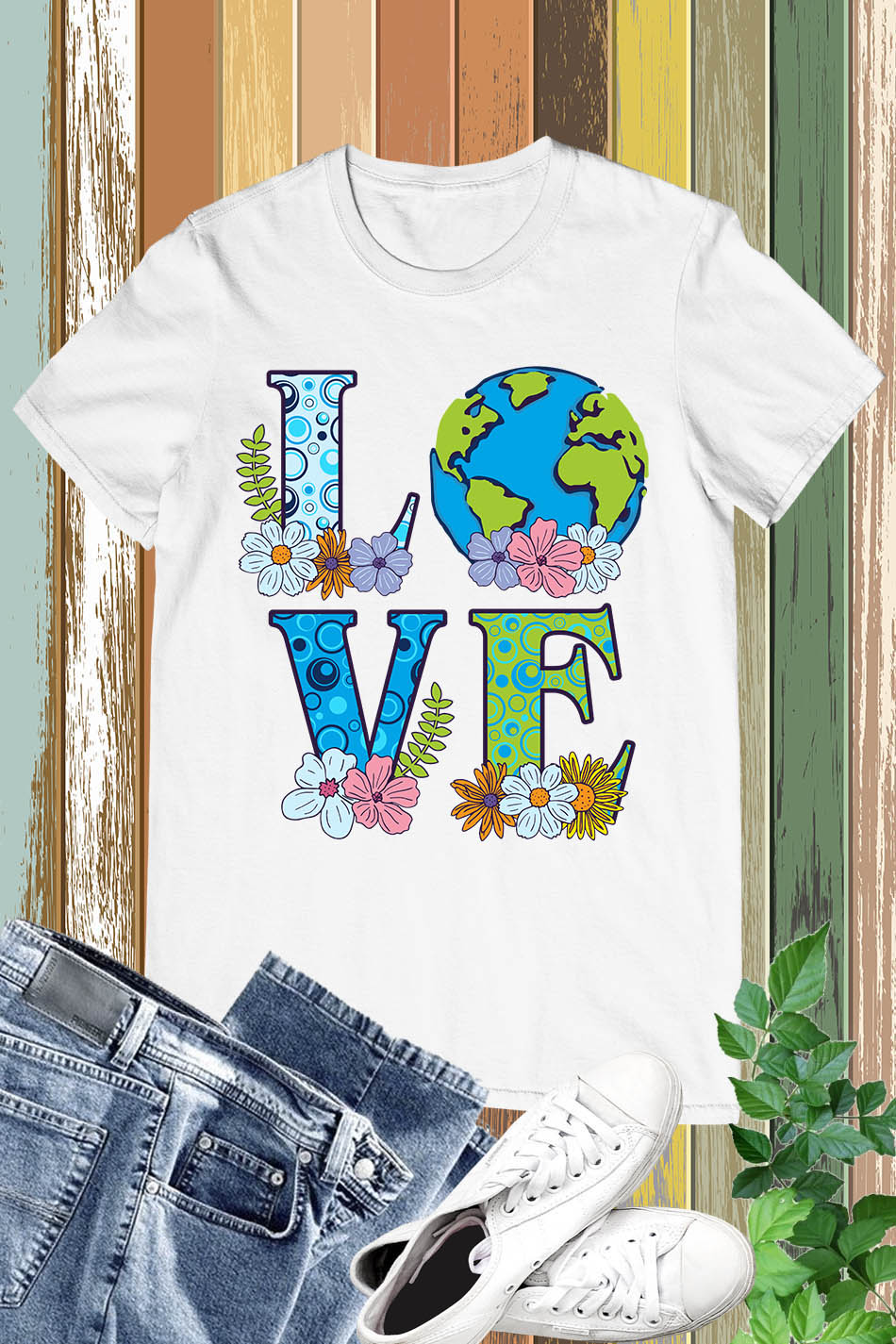 Earth Day Love T Shirt